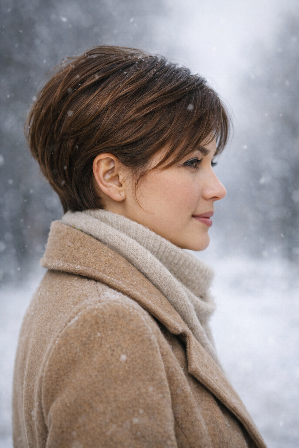 Winterfrisuren für kurze Haare clever stylen