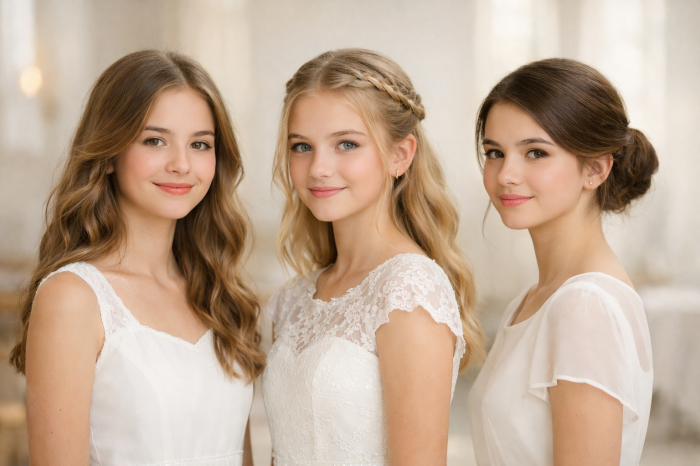 Die besten 3 Konfirmation Frisuren die jede junge Frau strahlen lassen