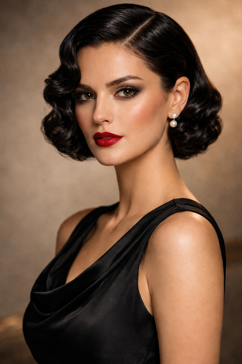 Platz 1 Die klassische 20er Jahre Frisur mit Finger Waves