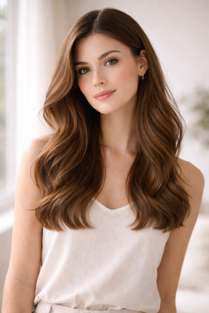 Platz 1 Schöne Haare Frisuren Aesthetic mit natürlichem Stufenschnitt