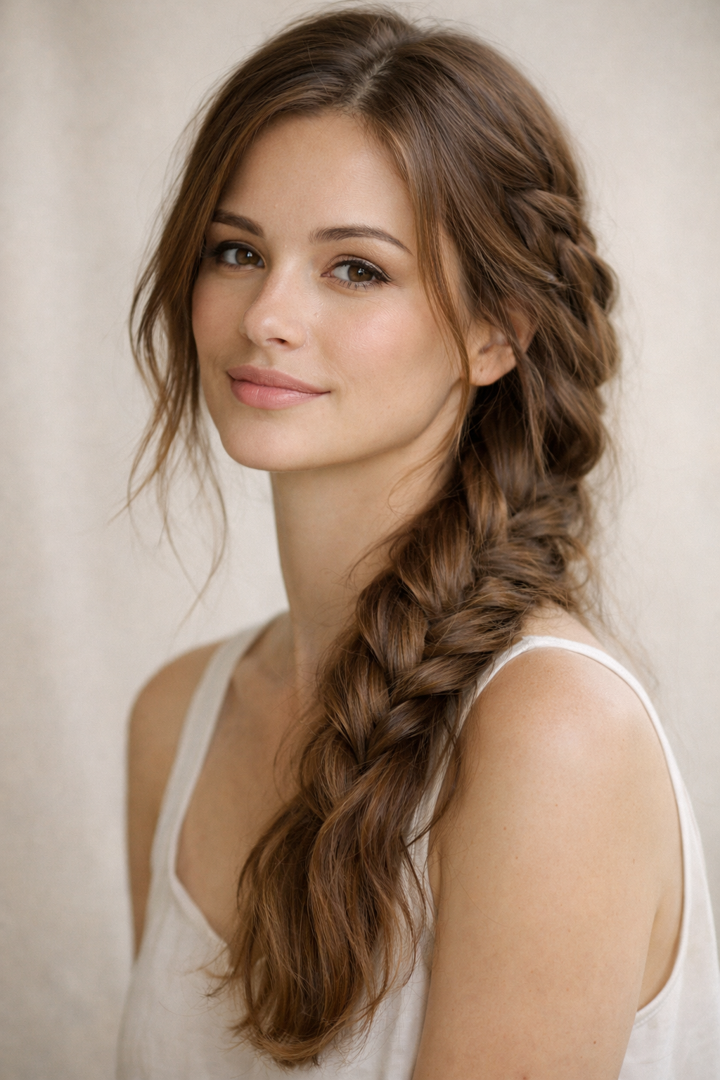 Platz 3 Frisuren lange Haare geflochten locker und natürlich