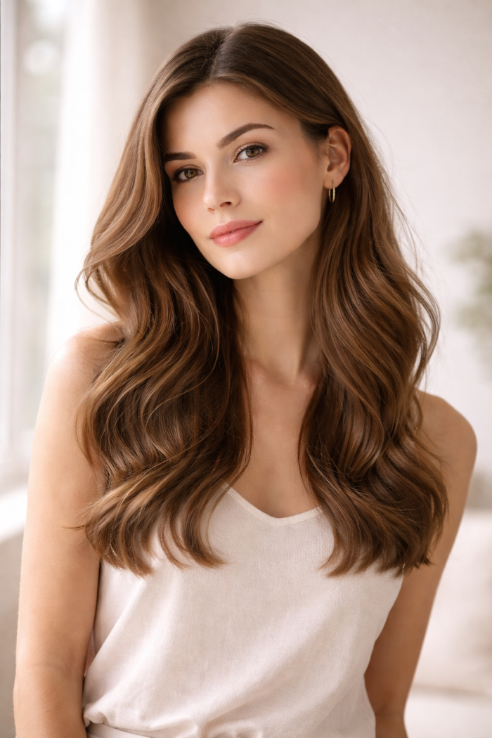 Platz 3 Schöne Haare Frisuren Aesthetic mit soften Wellen