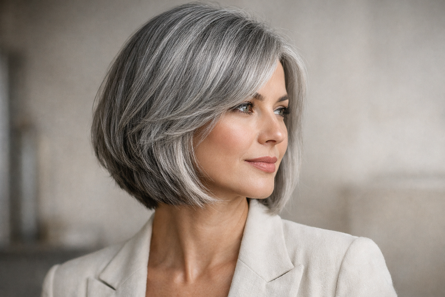 Die 3 Besten Ideen für Bob Frisur Graue Haare die dich sofort jünger wirken lassen