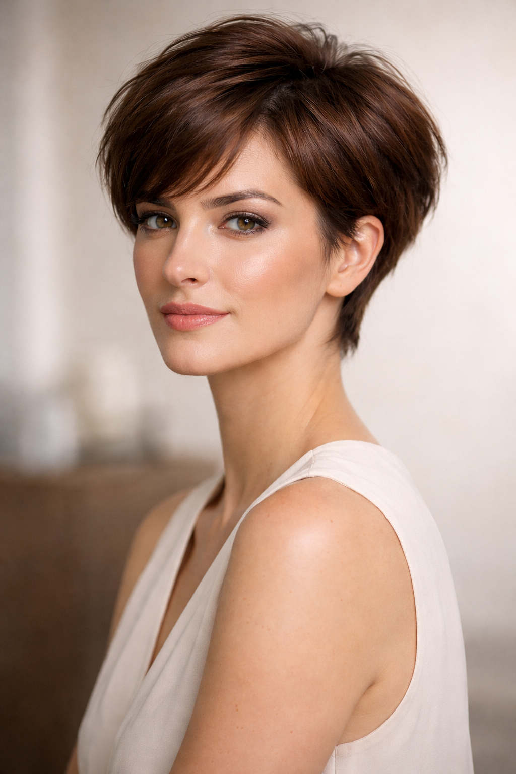 Platz 1 Kurzhaarfrisuren Damen Feines Haar Der Gestufte Volumen Pixie