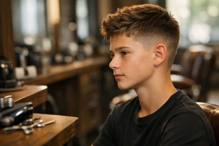 Die 3 besten Frisur Junge Kurz Ideen die jeden Jungen sofort moderner aussehen lassen