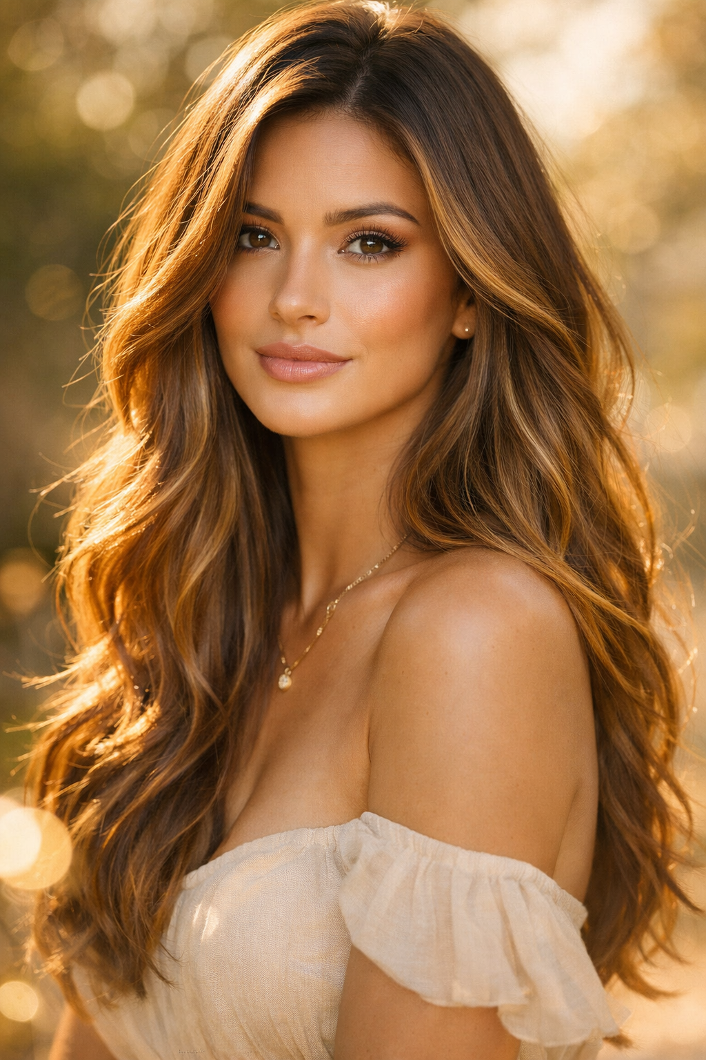 Platz 1 trend haarfarben Soft Caramel Glow der natürliche Luxus Look