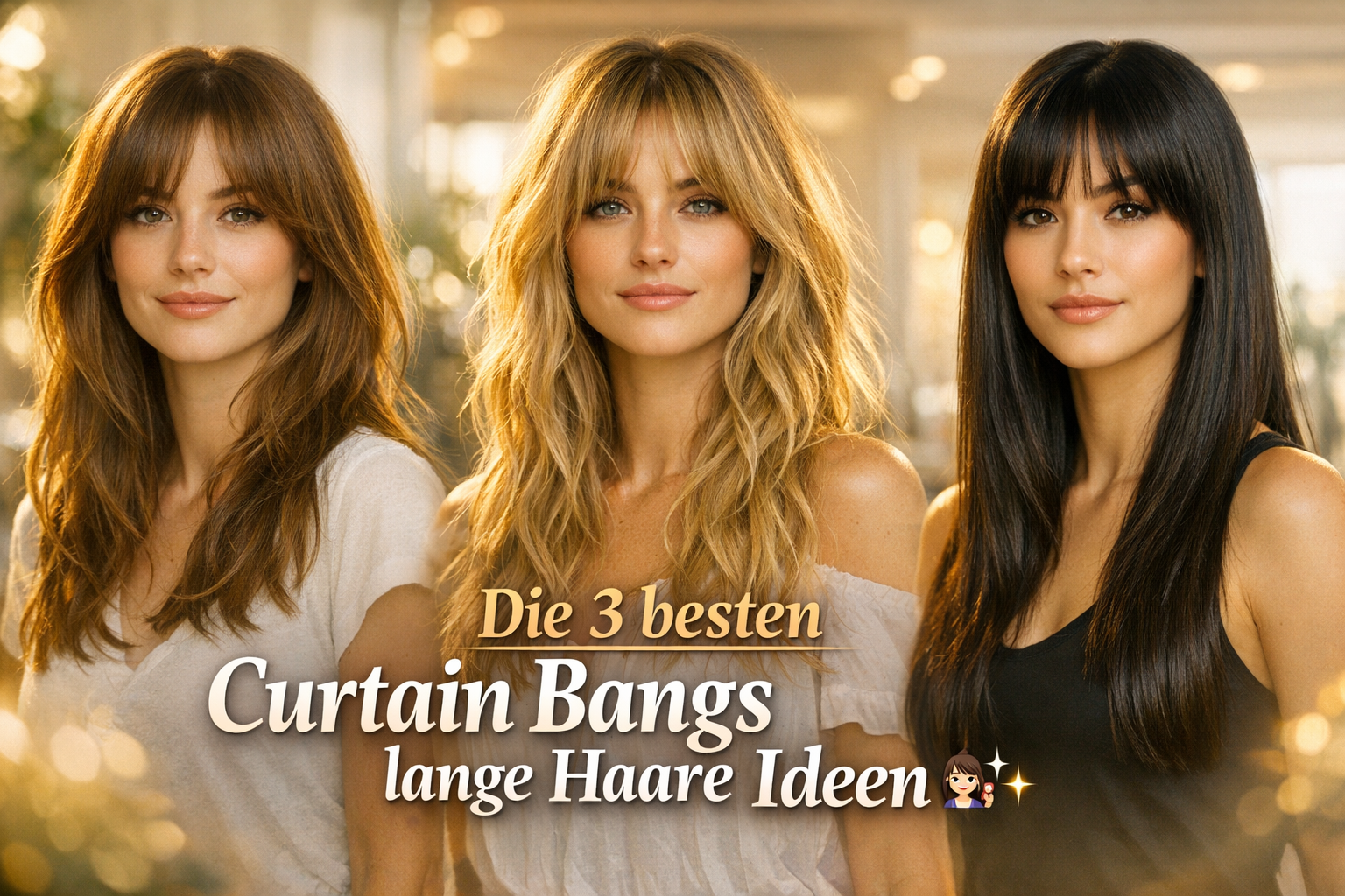 Die 3 besten Curtain Bangs Lange Haare Ideen die deinen Look sofort verwandeln
