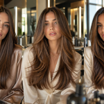 Die 3 besten Stufenschnitt lange glatte Haare Ideen die sofort mehr Volumen und Style bringen