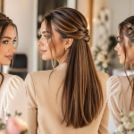 Die 3 schönsten halboffene frisur glatte haare Ideen die sofort eleganter wirken