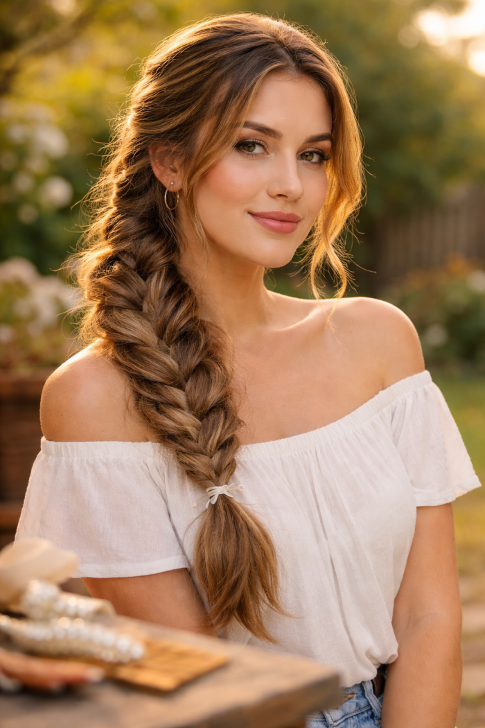 Platz 1 Geflochtene Haare Klassischer französischer Zopf neu interpretiert