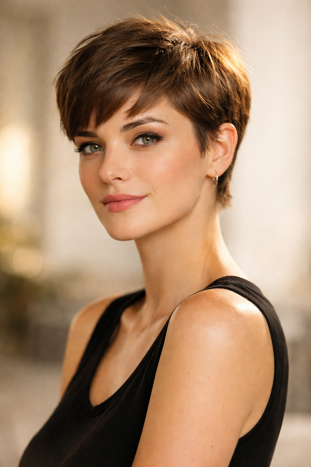 Platz 1 ganz kurze haare damen mit modernem Pixie Cut