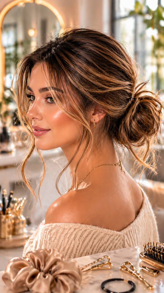 Platz 1 hast frisuren Der messy low bun für mühelose Eleganz