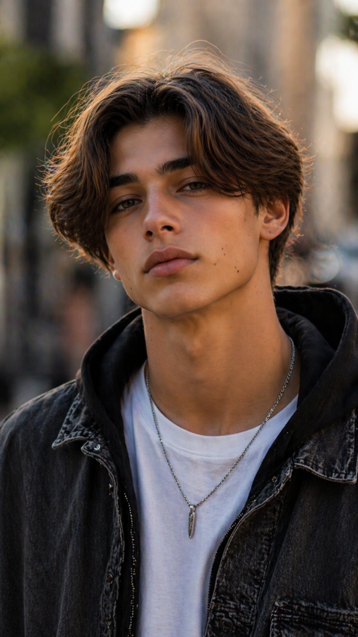 Platz 2 Der Curtain Cut für trendige Vibes