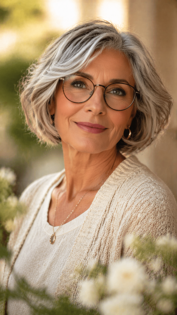 Platz 2 Der gestufte Bob für weiche Konturen