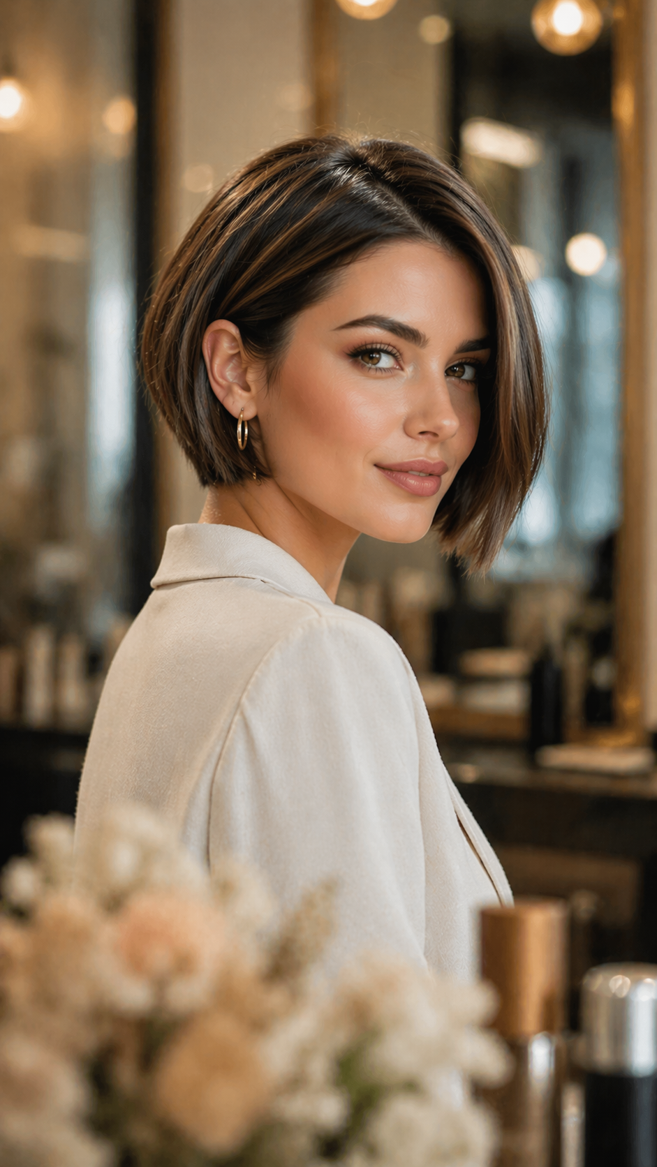 Platz 2 Der klassische kurze Bob mit frecher Kante