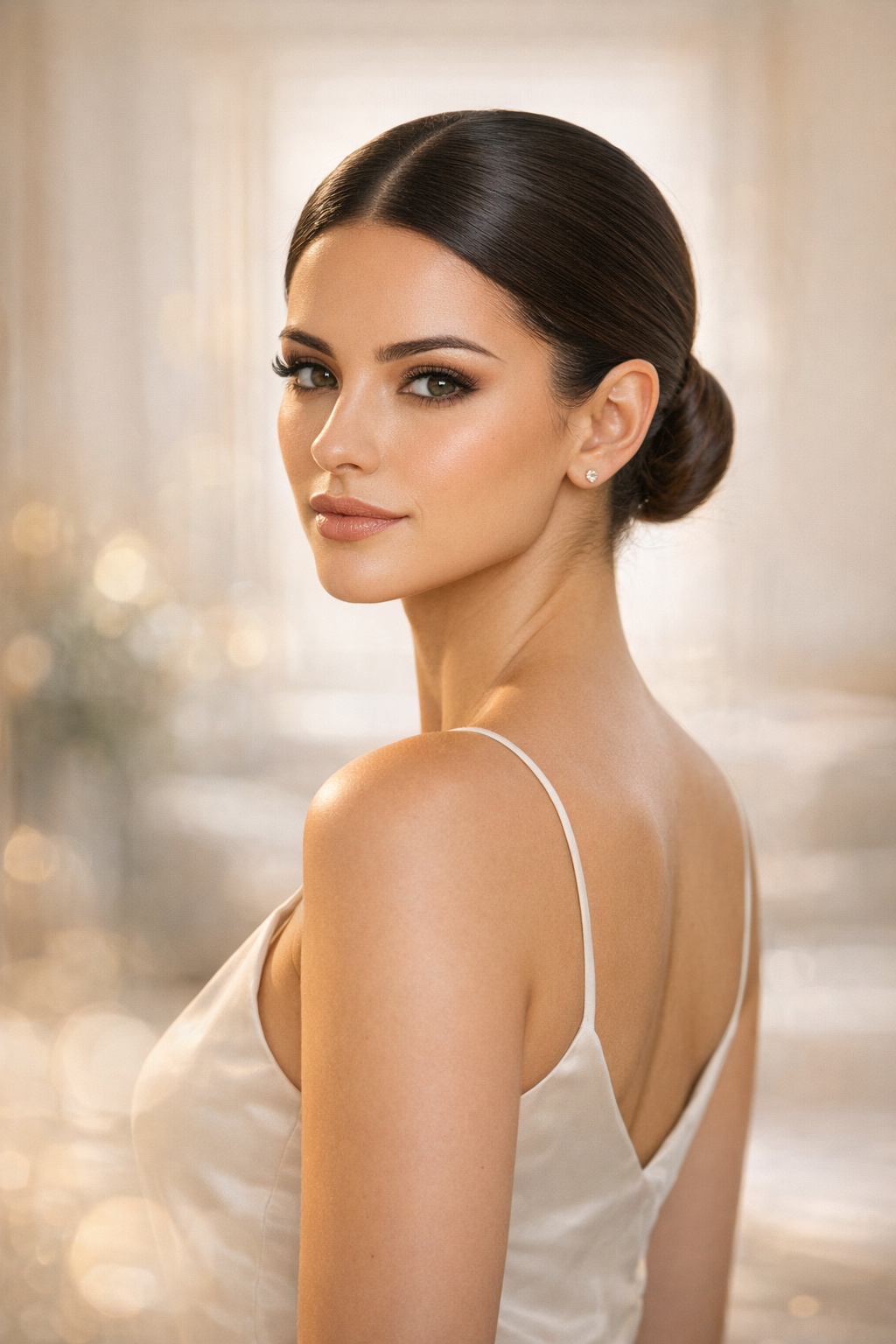 Platz 2 Sleek frisuren zopf Low Bun Ponytail Mischung für minimalistische Eleganz