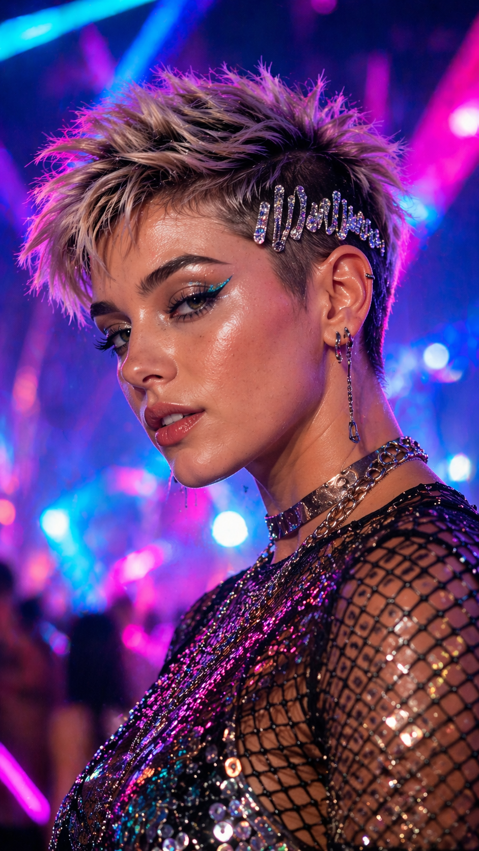 Platz 3 Der Textured Pixie mit Statement Clips