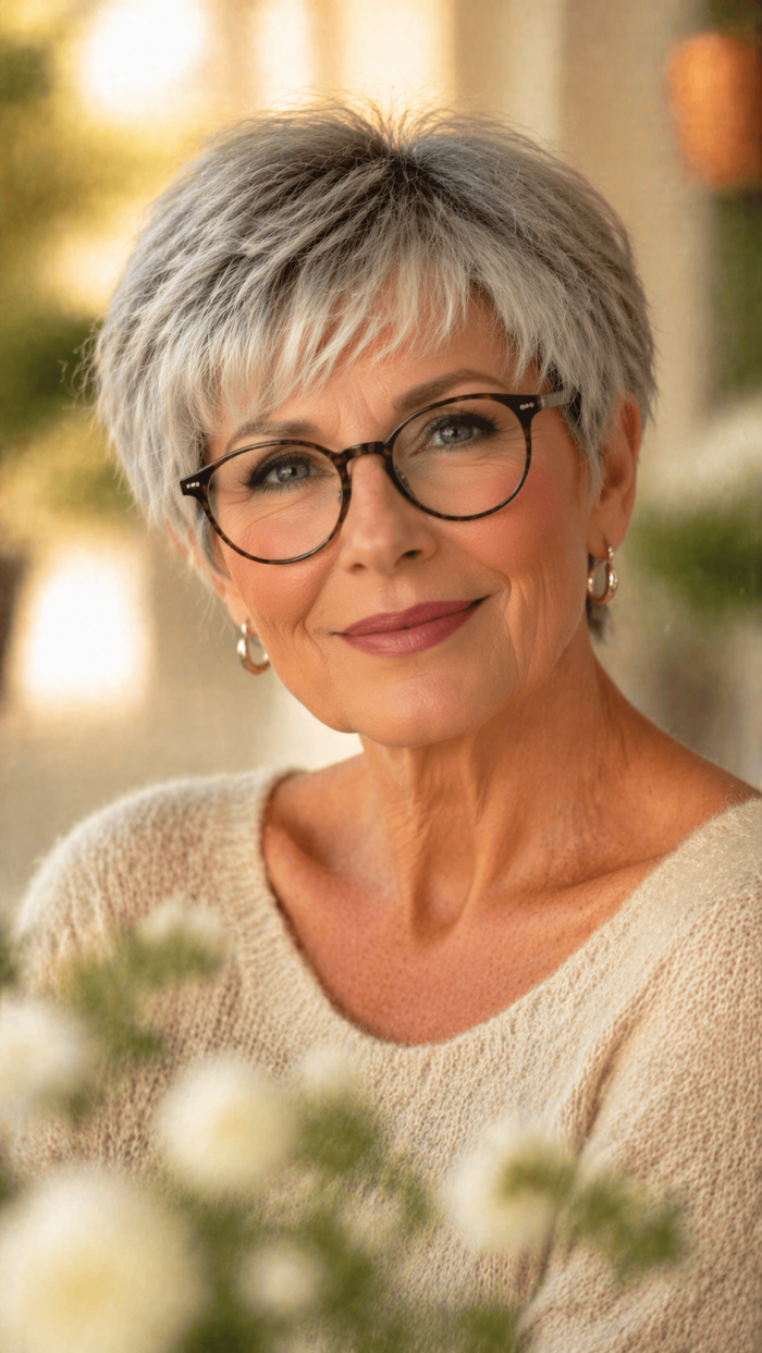 Platz 3 Der freche Kurzhaarschnitt mit Pony