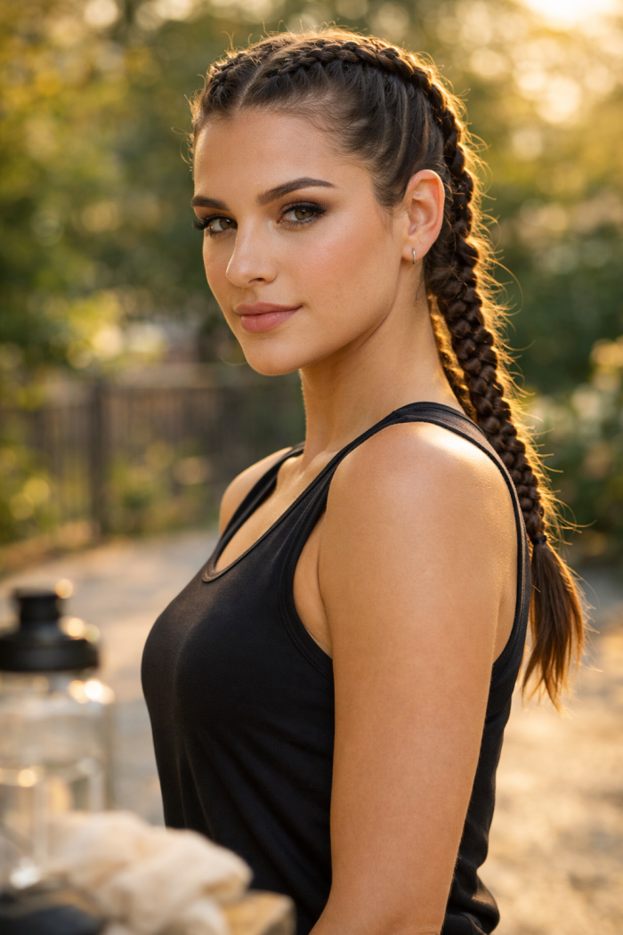 Platz 3 Geflochtene Haare Boxer Braids für einen sportlichen Style