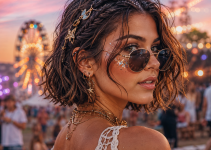 Die 3 besten festival frisuren kurze haare die sofort nach Sommer Freiheit aussehen