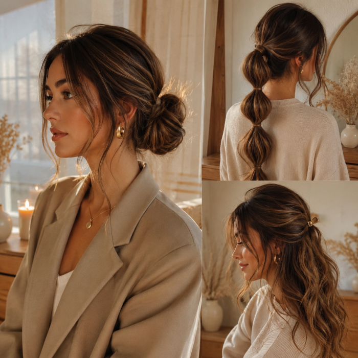 Die 3 besten schnelle alltags frisuren die morgens sofort perfekt aussehen