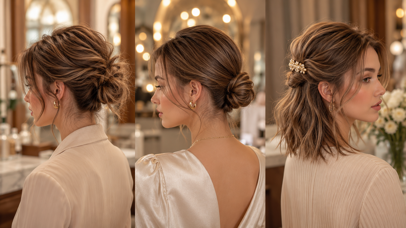 Die 3 schönsten kurze haare hochstecken Ideen die sofort eleganter wirken