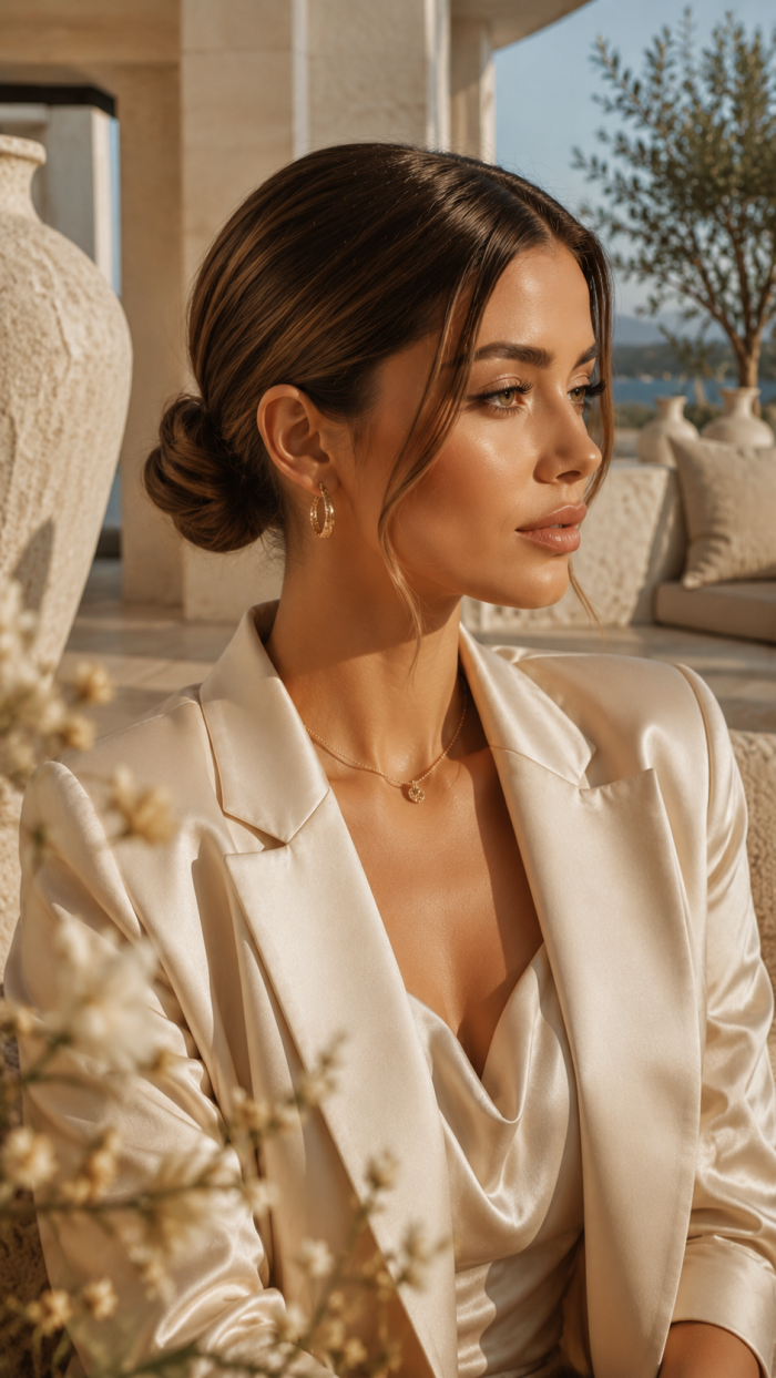 Platz 2 Sleek Low Bun für moderne Eleganz