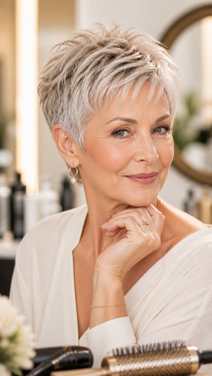 Platz 3 Der elegante Pixie Cut für einen frischen Look