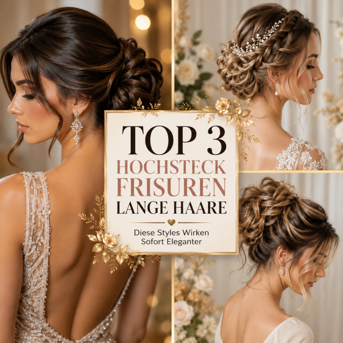 Die 3 Schönsten Hochsteckfrisuren Lange Haare Die Jeder Sofort Nachmachen Möchte