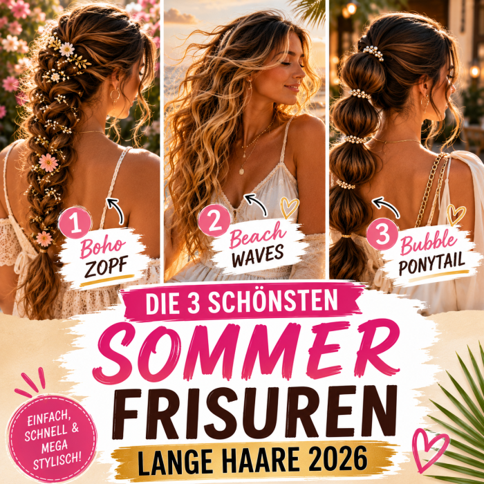 Die 3 Schönsten Sommer Frisuren Lange Haare Die Diesen Sommer Alle Blicke Auf Sich Ziehen