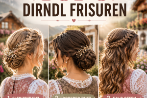 Die 3 schönsten einfache Dirndl Frisuren die jedes Oktoberfest Outfit sofort aufwerten