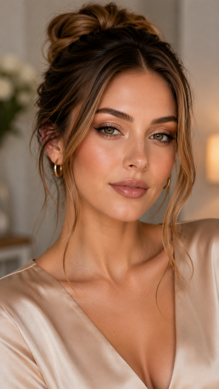 🥈 Platz 2 Der Soft Glam German Makeup Look