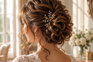 Die 3 schönsten Dutt mit Locken selber machen Ideen für einen glamourösen Look