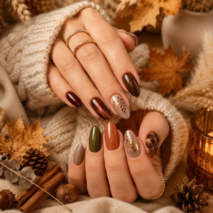 Die 3 schönsten Herbst Nägel Ideen die alle Blicke auf sich ziehen