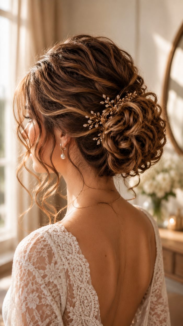 🥇 Platz 1 Der romantische lockere Dutt mit weichen Locken selber machen