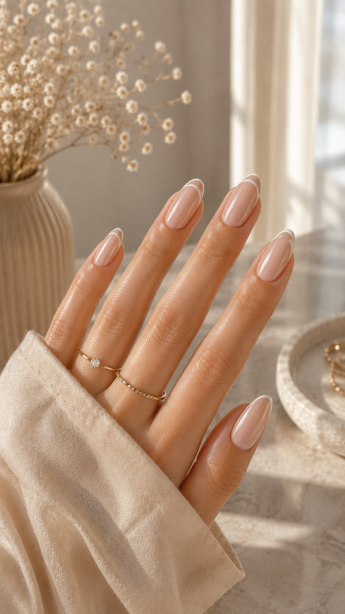 🥈 Platz 2 Elegante Micro French Nails