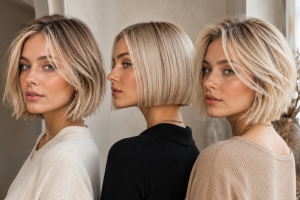 Die 3 schönsten Bob Frisur Kurz Blond Ideen die sofort moderner und luxuriöser wirken