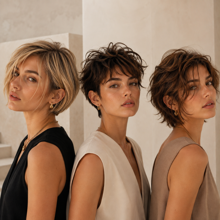 Die 3 schönsten chaotische Kurzhaarfrisuren die 2026 überraschend luxuriös und modern aussehen