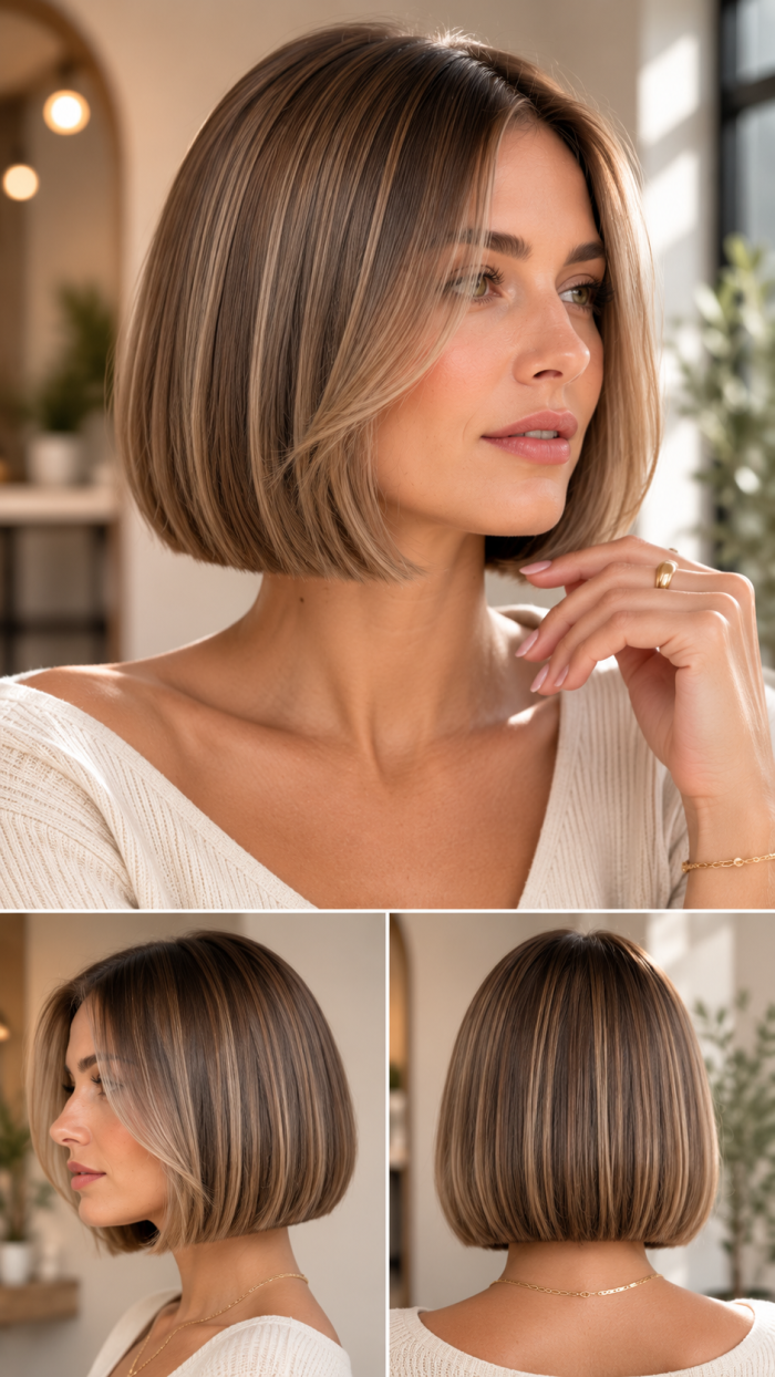 🥇 Platz 1 Compact Blunt Bob für sichtbar dichtere Haarspitzen
