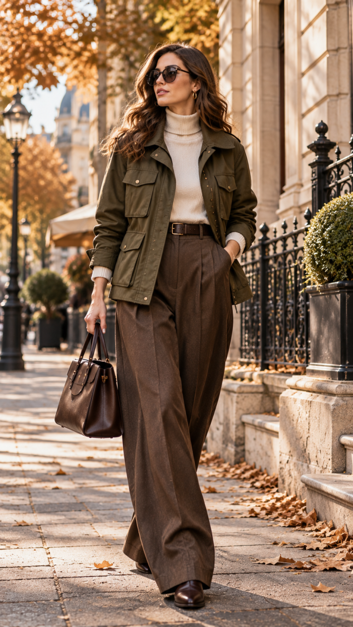 🥇 Platz 1 Soft Utility Eleganz wird zum wichtigsten Look im Herbst 2026