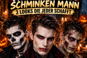 Die 3 besten Halloween Schminken Mann Ideen die einfach gelingen und unglaublich gruselig aussehen