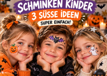 Halloween Schminken Kinder mit den 3 süßesten und einfachsten Ideen zum Nachmachen