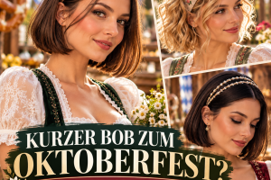 Oktoberfest Frisur Kurzer Bob mit Haarband Die Top 3 schönsten Wiesn Looks die dein Dirndl unwiderstehlich machen