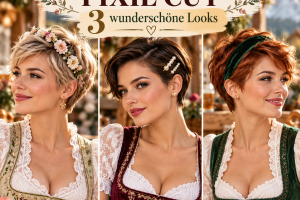 Oktoberfest Frisur Pixie Cut Die 3 schönsten Looks für kurze Haare zum Dirndl