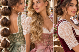 Oktoberfest Frisur einfach ohne Flechten Die Top 3 schönsten Looks die garantiert alle Blicke auf sich ziehen