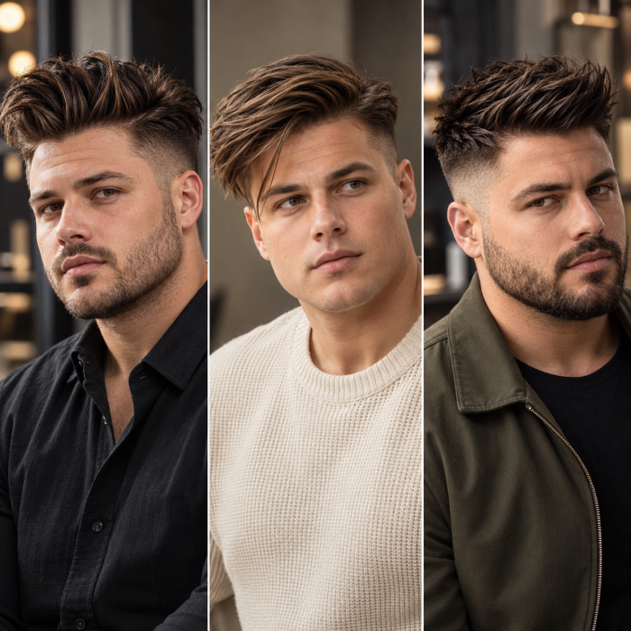 Undercut Männer rundes Gesicht Die 3 besten Haarschnitte für einen markanteren und attraktiveren Look