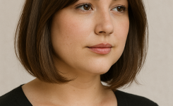 🔄 A-Linien-Bob mit Curtain Bangs – modern und stylish 🔄 A-Linien-Bob mit Curtain Bangs – modern und stylish