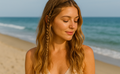 👝 Boho-Zöpfchen an der Seite