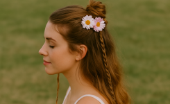 🌸 Der Half-Up Bun – der Klassiker für jede Haarstruktur 🌸 Der Half-Up Bun – der Klassiker für jede Haarstruktur