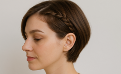 🧁 Der Mini-Seitenzopf – perfekt für Bob und Pixie